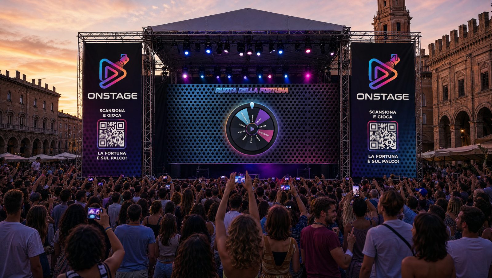 Ledwall OnStage in piazza